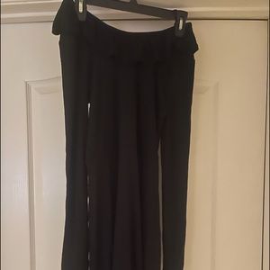 Little black ruffled dress